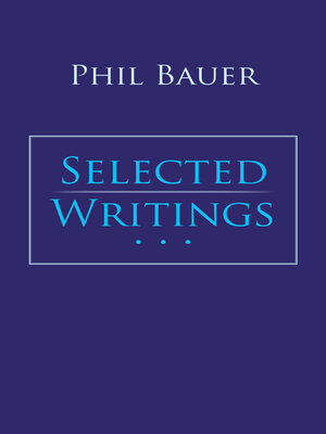 cover image of Selected  Writings